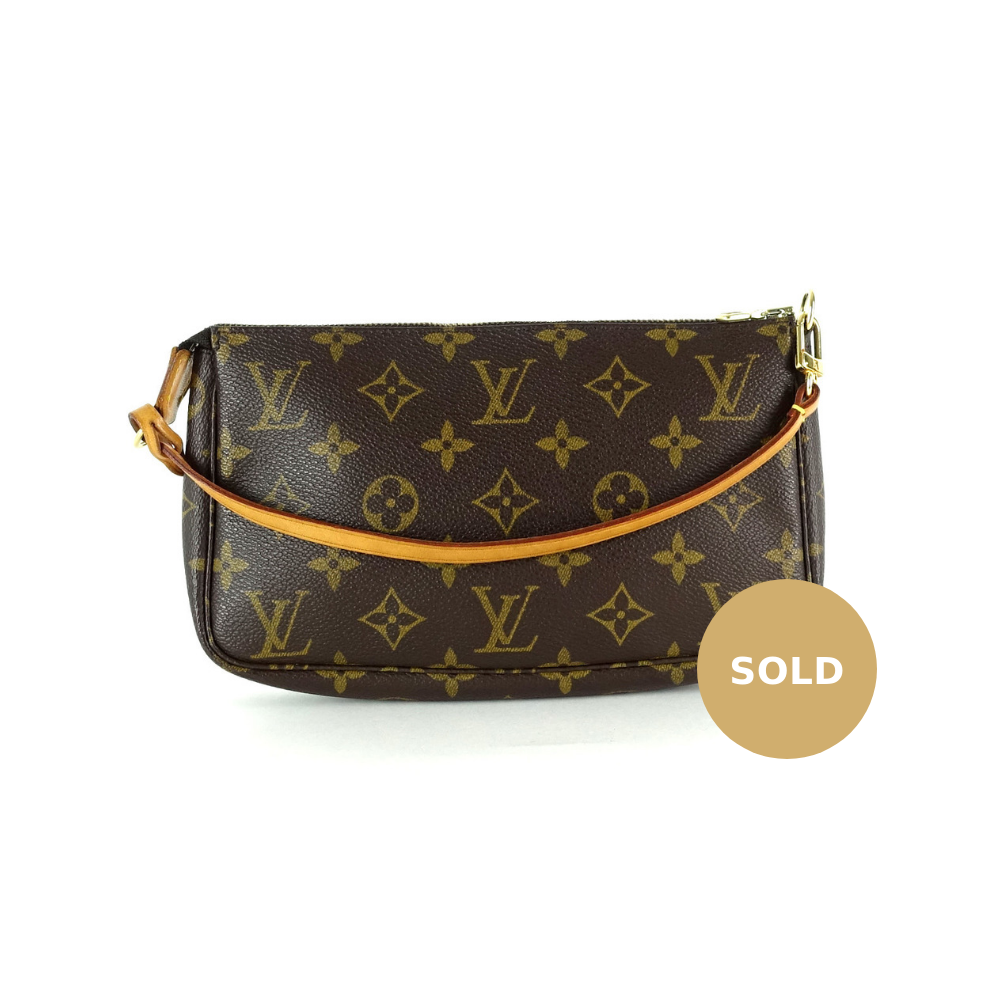 pochette accessoires monogram canvas evening bag