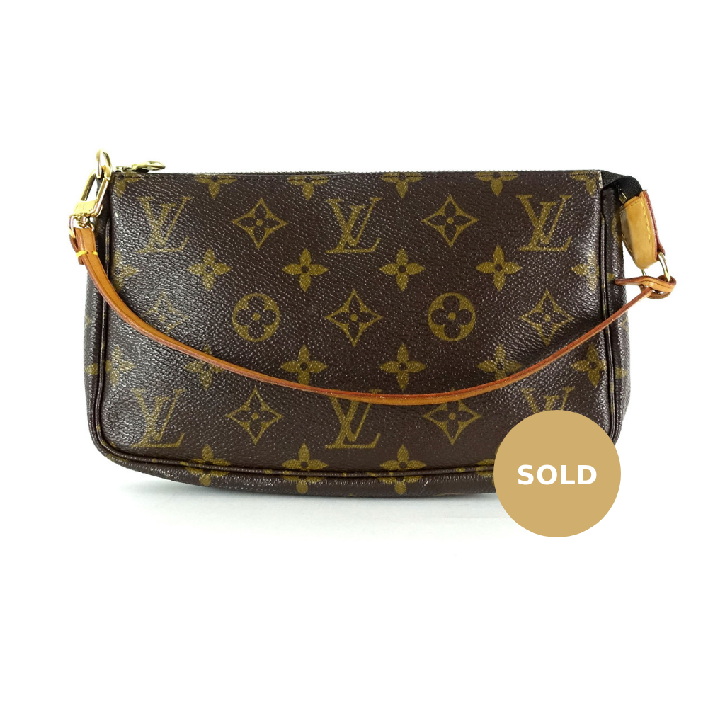 pochette accessoires monogram canvas evening bag