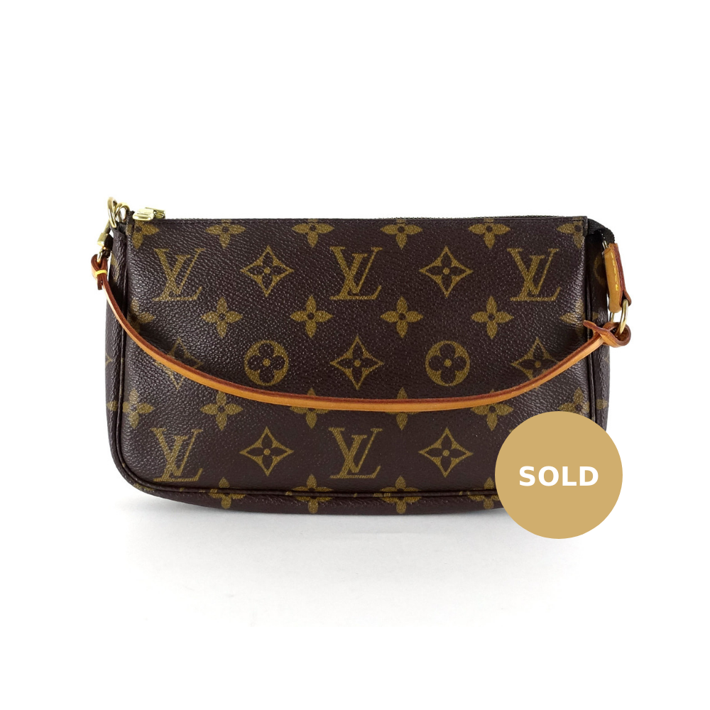 pochette accessoires monogram canvas evening bag